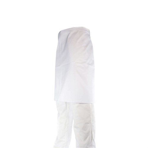 Vorbindeschürze 60 x 80 cm (LxB) weiß, 65% Polyester/ 35% Baumwolle Produktbild 0 L
