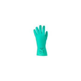 Handschuh Sol-Knit Gr. 7 grün, Nitril, 310 mm lang Produktbild