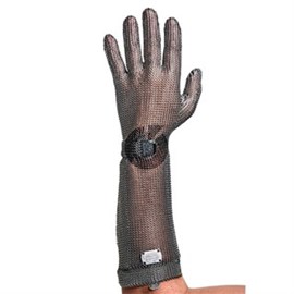 Stechschutzhandschuh Euroflex classic weiß/ Gr. S, lange Stulpe Produktbild
