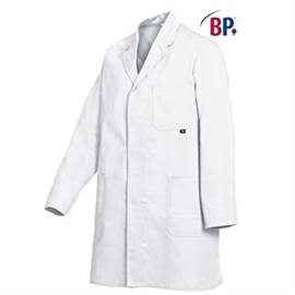 BP-Berufsmantel Basic Gr.48/50 weiß, Baumwolle, 3/4 Länge Produktbild