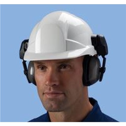 Schutzhelm mit Kapselgehörschutz EN397, weiß Produktbild 0 L