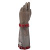 Stechschutzhandschuh Euroflex magnetic rot/ Gr. M, lange Stulpe Produktbild