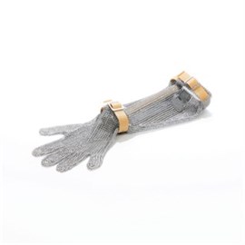 Stechschutzhandschuh Euroflex magnetic braun/ Gr. XXS, lange Stulpe Produktbild