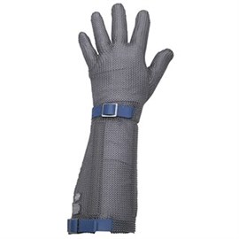 Stechschutzhandschuh Euroflex classic blau/ Gr. L, lange Stulpe, rechts Produktbild