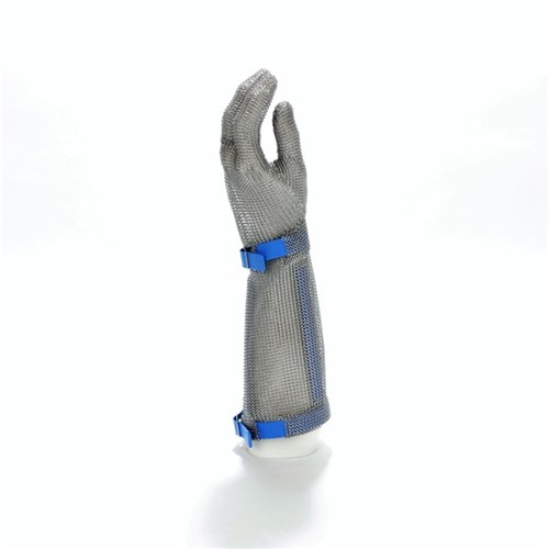 Stechschutzhandschuh Euroflex classic blau/ Gr. L, lange Stulpe Produktbild 0 L