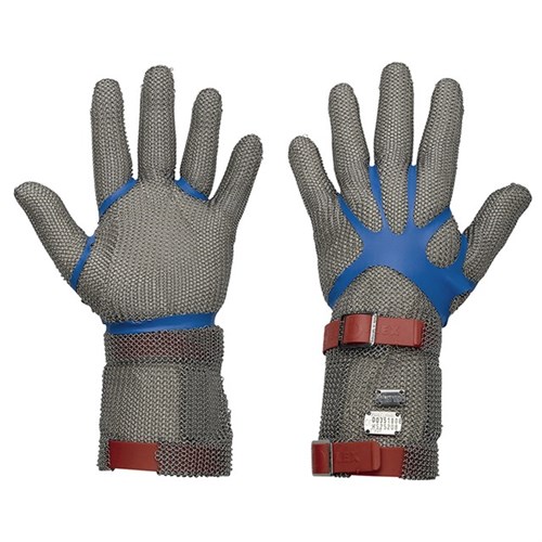Fixiergummi / Handschuhspanner detektierbar blau, für Stechschutzhandschuhe Produktbild 0 L