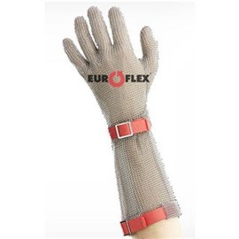 Stechschutzhandschuh Euroflex Standard weiß, mittlere Stulpe, Gr. S Produktbild