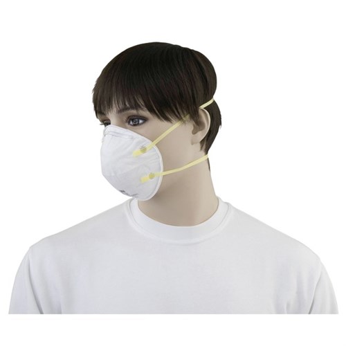 Feinstaub-Atemschutzmaske weiß ohne Ausatemventil, Schutzklasse FFP1 NR D Produktbild 0 L