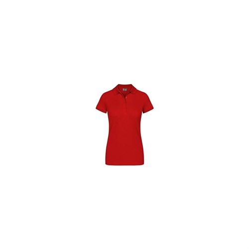 Polo-Shirt Damen Gr. S rot, 60% Baumwolle/ 40% Polyester Produktbild 0 L