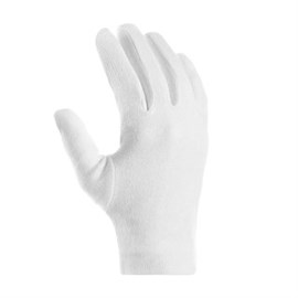 Baumwolltrikot-Handschuhe Gr. 11 weiß, Baumwolle Produktbild