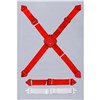 Beriemung/Träger TPU rot für Euroflexschürze 55 cm breit Produktbild
