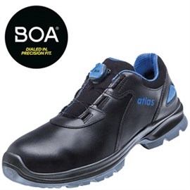 Boa Schuh flach  "Atlas" Gr. 43 "SL 9645 XP Boa",schwarz/blau, EN 345/S3 SRC/ESD Produktbild