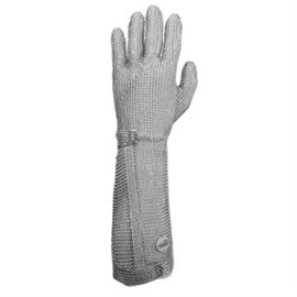 Stechschutzhandschuh Niroflex 2000 weiß/ Gr. S, extra lange Stulpe Produktbild