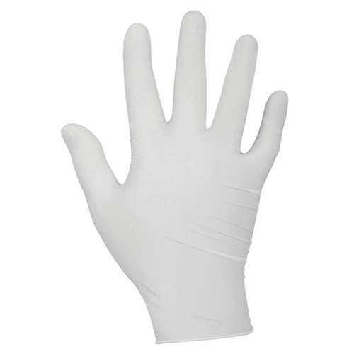Nitril-Einweghandschuhe Gr. L weiß, puderfrei, Pack 200 St. Produktbild 0 L