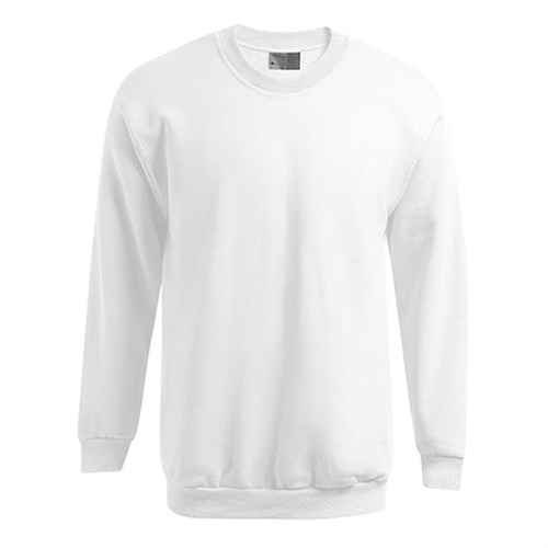 Sweat-Shirt Gr. L weiß, 100% Baumwolle Produktbild 0 L