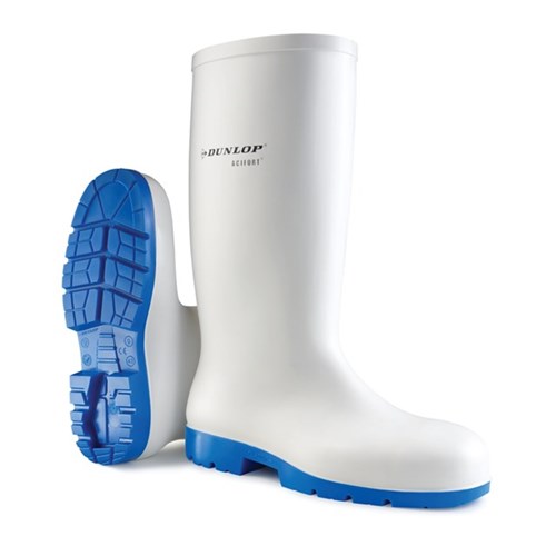 Stiefel Dunlop Acifort Classic+ Safety Gr. 34/35 weiß, EN 345/S4 mit Stahlkappe Produktbild 0 L