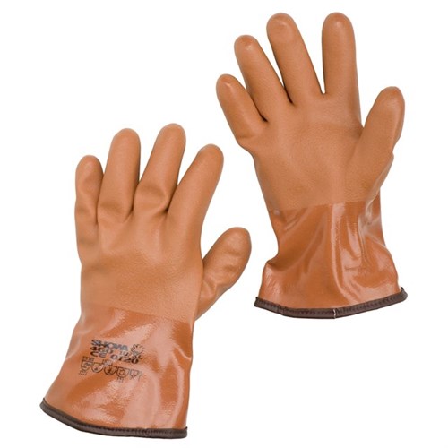 Kälteschutz-Handschuh Gr. XL rotbraun, 30 cm lang, mit Stulpe Produktbild 0 L