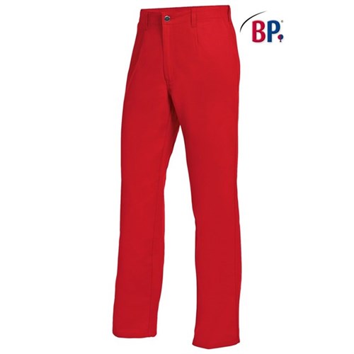 Herren-Arbeitshose BP Gr. 54 rot, 100% BW, Reißverschluss Produktbild 0 L