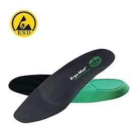 Einlegesohle Ergo-Med Green Gr. 40 low, schwarz/grün ESD Produktbild