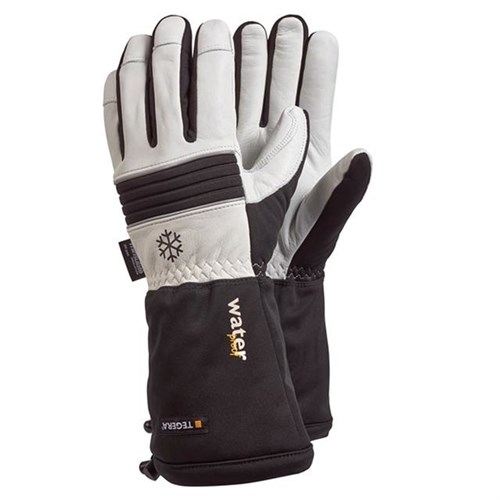 Lederhandschuh mit Kälteschutz Gr. 9 "Tegera 595" weiß-schwarz Produktbild 0 L