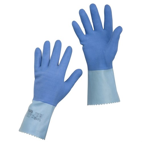 Handschuh Jersette 301 Gr. 9-9,5 blau, Latex, 330 mm lang Produktbild 0 L