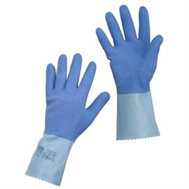 Handschuh Jersette 301 Gr. 9-9,5 blau, Latex, 330 mm lang Produktbild