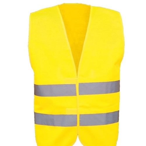Warnschutzweste gelb Gr. 5XL 100% Polyester, EN471 Produktbild 0 L