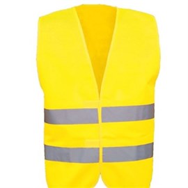 Warnschutzweste gelb Gr. 5XL 100% Polyester, EN471 Produktbild
