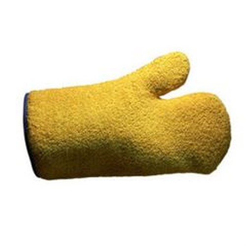 Hitzeschutz- Fausthandschuh gelb, 400 mm lang Produktbild 0 L