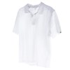 Polo-Shirt Unisex Gr. L, weiß Mischgewebe, 70cm Länge Produktbild