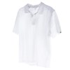 Polo-Shirt Unisex Gr. XXL, weiß Mischgewebe, 70cm Länge Produktbild