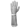 Stechschutzhandschuh Niroflex Easyfit detektierbar weiß/ Gr. S, lange Stulpe Produktbild