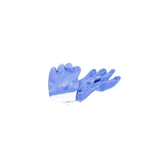 Arbeitshandschuh Phulax 640 Gr. 10, blau, Nitril, 24 cm lang Produktbild 0 L