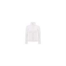 Softshell-Jacke Damen Gr. XL weiß, mit abnehmbarer Kapuze Produktbild