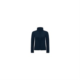 Softshell-Jacke Damen Gr. XL navyblau, mit abnehmbarer Kapuze Produktbild