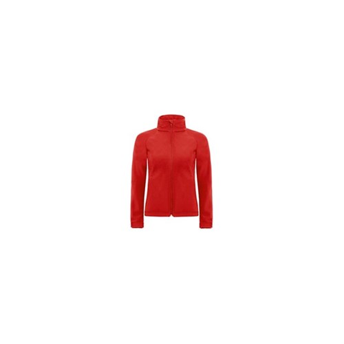 Softshell-Jacke Damen Gr. XS rot, mit abnehmbarer Kapuze Produktbild 0 L