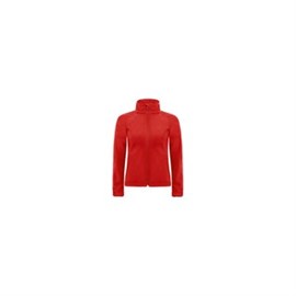 Softshell-Jacke Damen Gr. XS rot, mit abnehmbarer Kapuze Produktbild