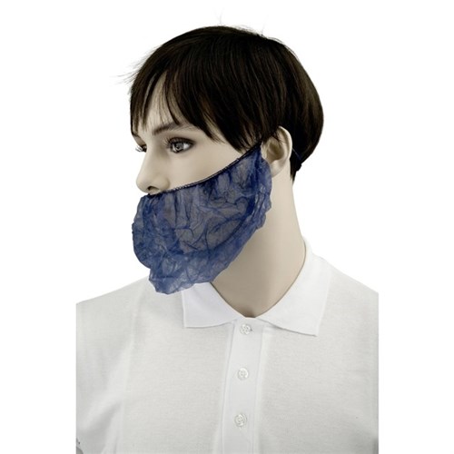 Einweg-Bartmasken PP "Ehlert Profi" blau, Elastikband, 54 x 24cm Produktbild 0 L