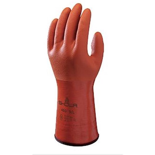 Kälteschutz-Handschuh Gr. L rotbraun, 30 cm lang, mit Stulpe Produktbild 0 L