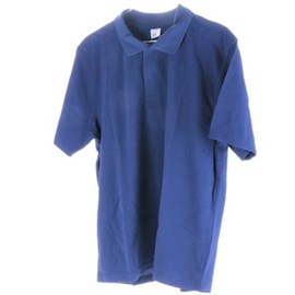 Polo-Shirt Unisex Gr. L, nachtblau Mischgewebe, 70cm Länge Produktbild