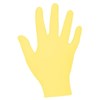 Nitril-Einweghandschuhe Gr. XL gelb, puderfrei, Pack 100 St. Produktbild