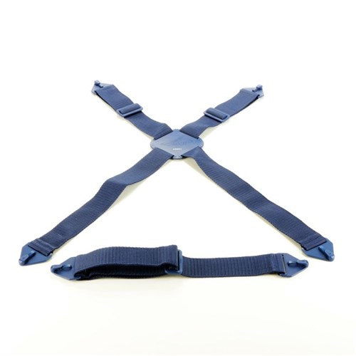 Beriemung/Träger PP blau für Euroflexschürze 50 cm breit Produktbild 0 L