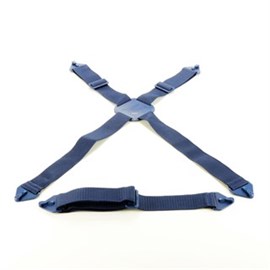 Beriemung/Träger PP blau für Euroflexschürze 50 cm breit Produktbild