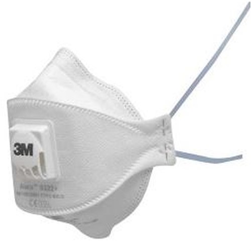 Feinstaub-Atemschutzmaske weiß mit Ausatemventil, Schutzklasse FFP2 NR D Produktbild 0 L