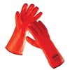 Handschuh Flamingo Gr. 11 orange, PVC, 350 mm lang Produktbild