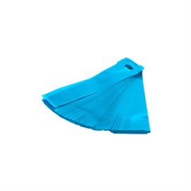 PE-Folienschlaufen blau gestanzt 80 x 300 mm, 90 my Produktbild