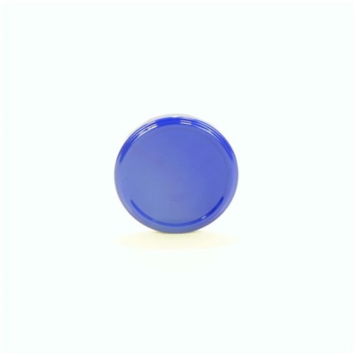 Twist Off Deckel 82 mm steril, dunkelblau, Btl. 45 St., "Frische-Button" Produktbild 0 L