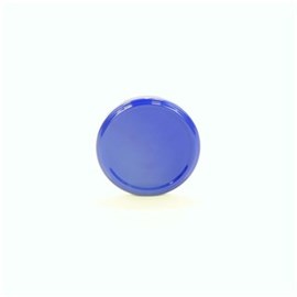 Twist Off Deckel 82 mm steril, dunkelblau, Btl. 45 St., "Frische-Button" Produktbild
