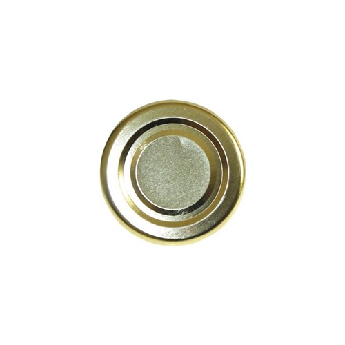 Twist Off Deckel 43 mm past., mit Öl Compound, gold Produktbild 0 L