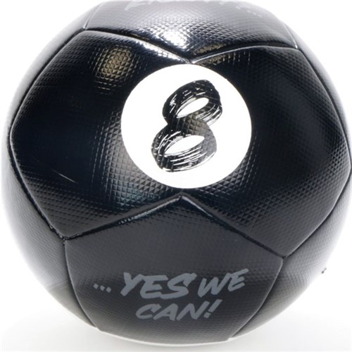 Fußball "Eightball"/"Pokéball" schwarz/rot Produktbild 1 L